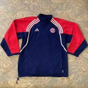VTG Adidas Bayern Munich FC Training Pullover Sz M
